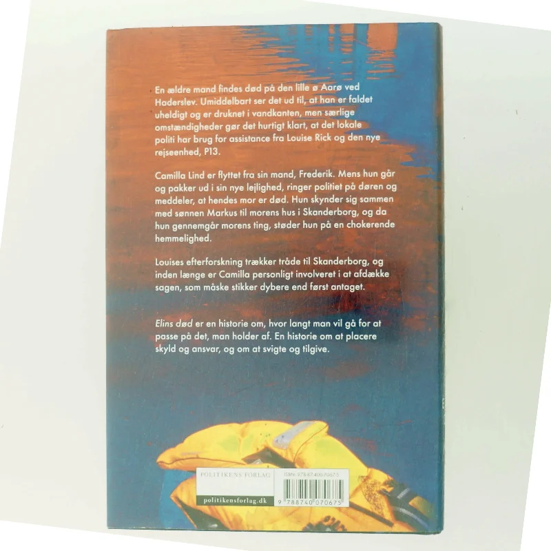 Elins død : krimi af Sara Blædel (Bog)