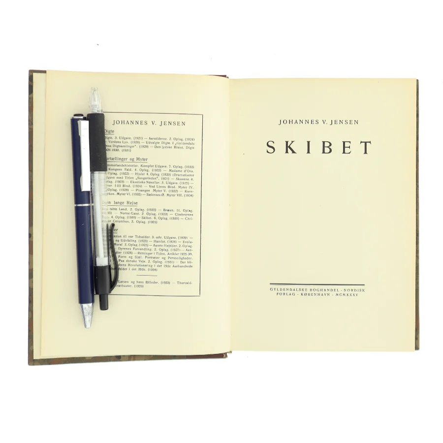 Skibet af Johannes V. Jensen (Bog)