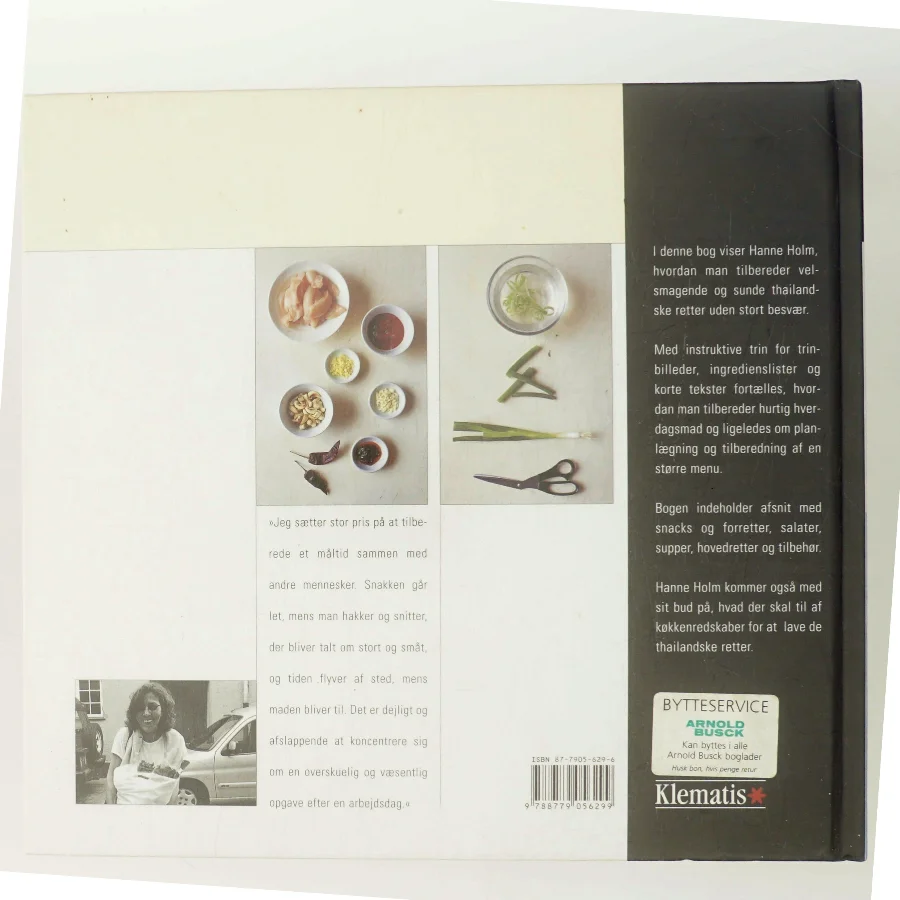 Thai trin for trin af Hanne Holm (f. 1951) (Bog)