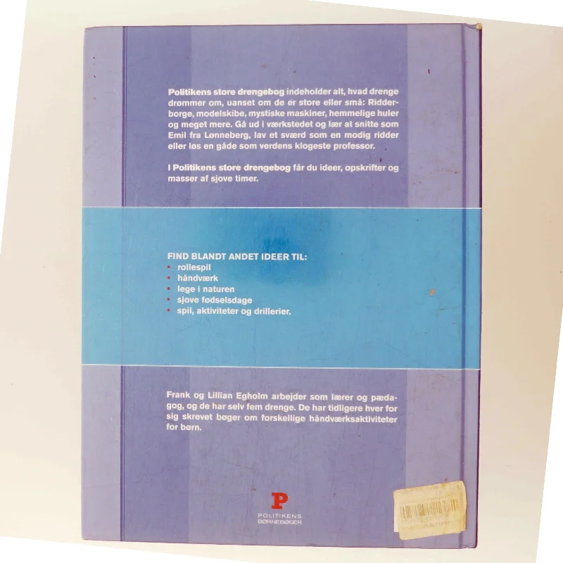 Store Drengebog af Frank og Lillian Egholm (Bog)
