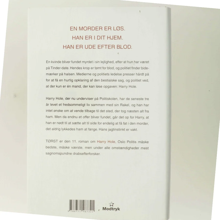 Tørst af Jo Nesbø (Bog)