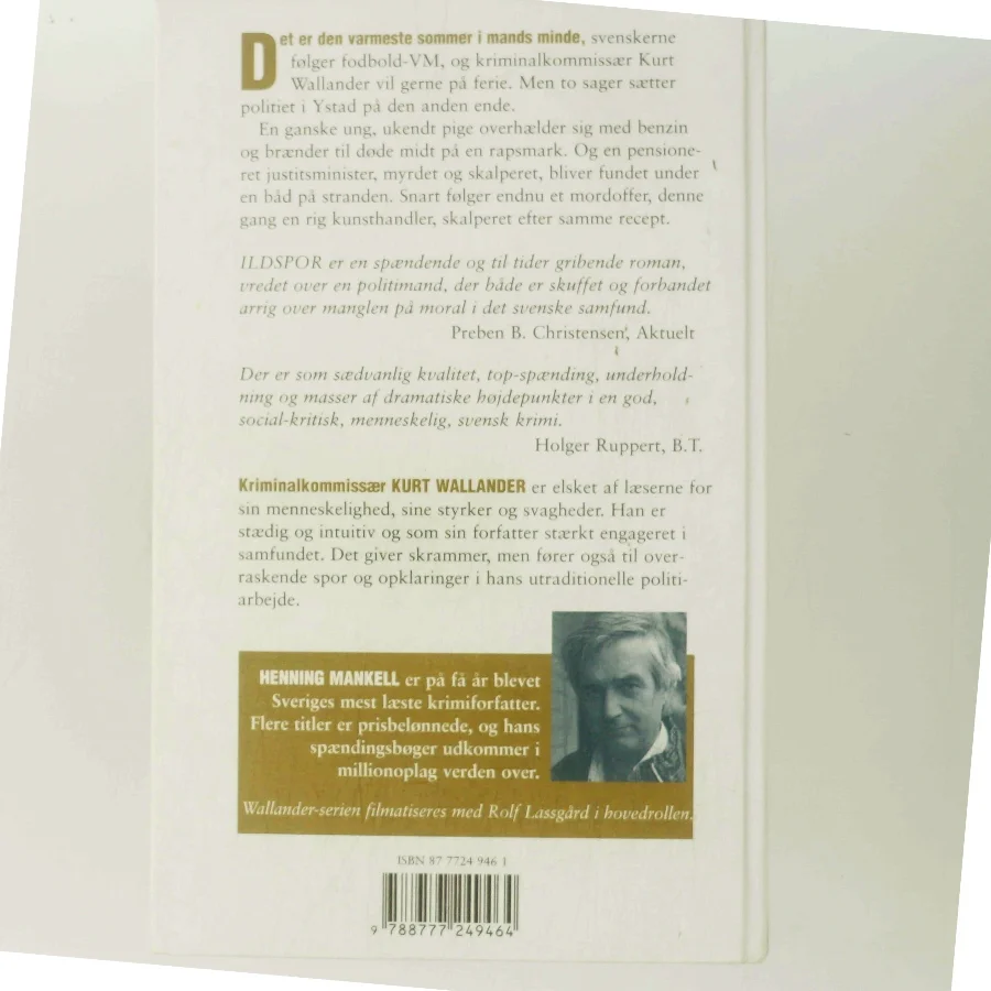 Ildspor af Henning Mankell (Bog)