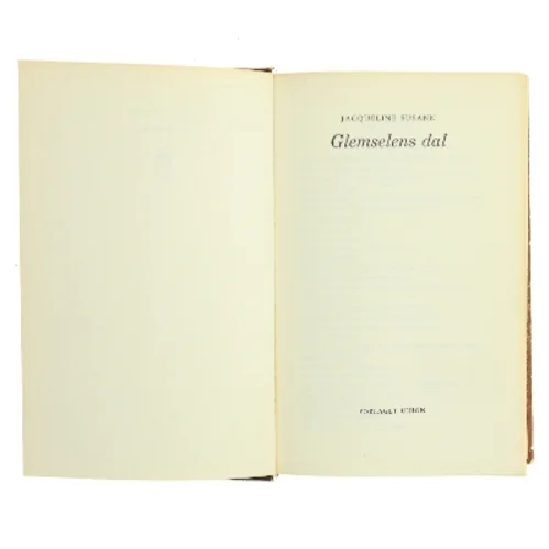 Glemselens dal af Jacqueline Susann (Bog)