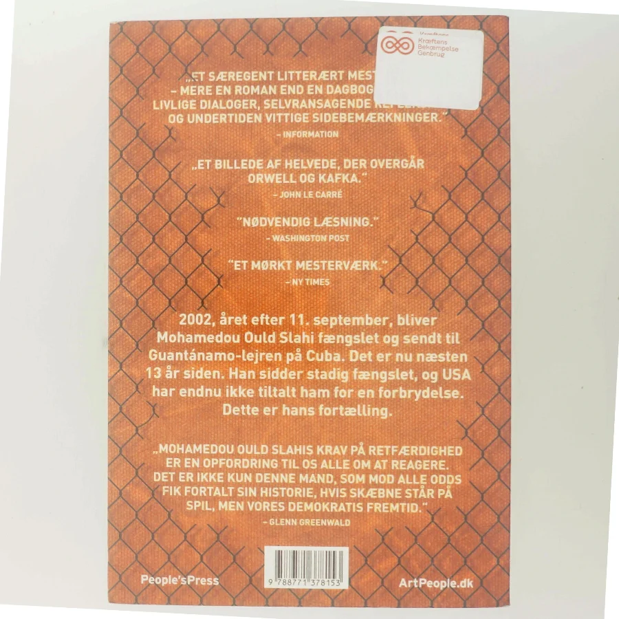 Dagbogen fra Guantánamo af Mohamedou Ould Slahi (f. 1970) (Bog)
