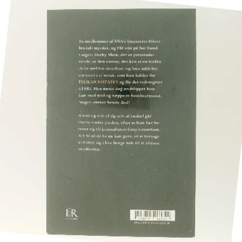 Pelikan notatet af John Grisham (Bog)