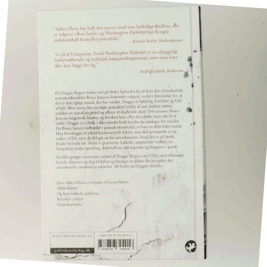 Washington dekretet af Jussi Adler-Olsen (Bog)