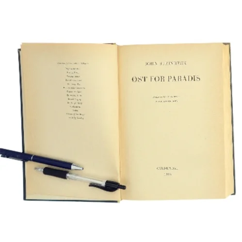 Øst for Paradis af John Steinbeck (Bog)
