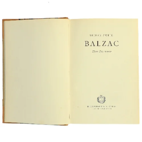 Balzac af Stefan Zweig (Bog)