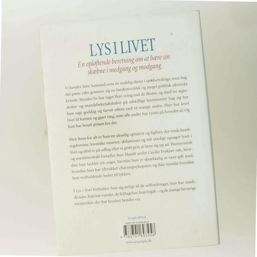 Lys i livet af Cecilie Frøkjær (Bog)