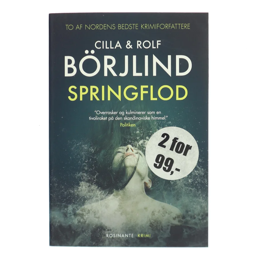Springflod : krimi af Cilla Börjlind (Bog)