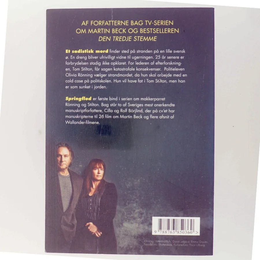 Springflod : krimi af Cilla Börjlind (Bog)