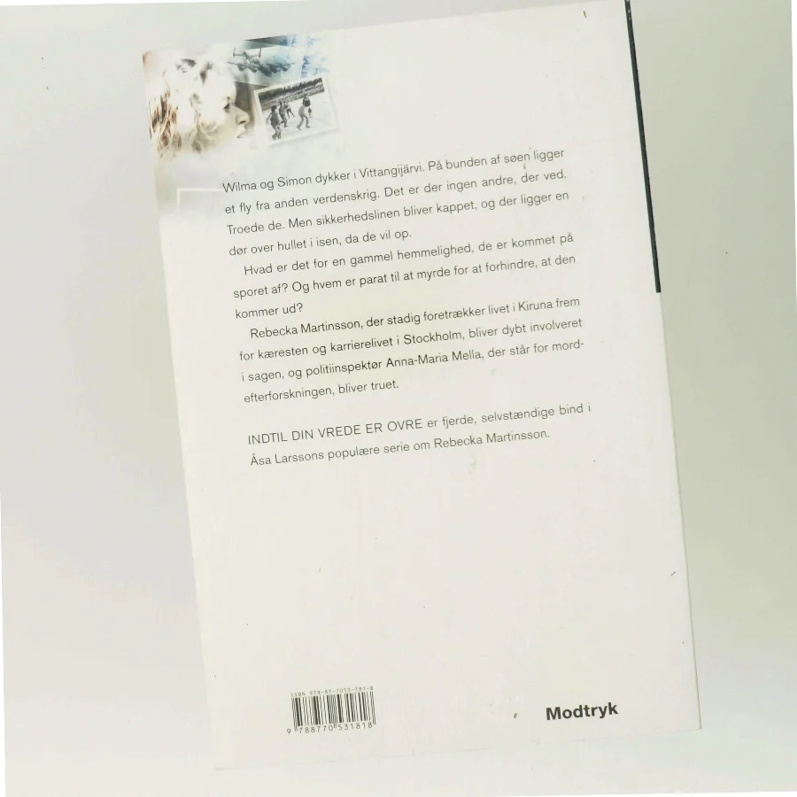 Indtil din vrede er ovre af Åsa Larsson (Bog)