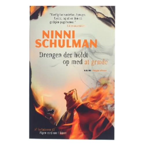 Drengen der holdt op med at græde : kriminalroman af Ninni Schulman (Bog)