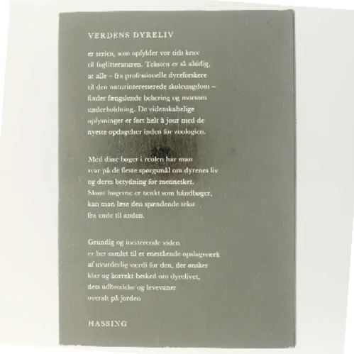 Verdens Dyreliv: Hvirvelløse Dyr af <Bog ikke noget forfatter angivet> (Bog)