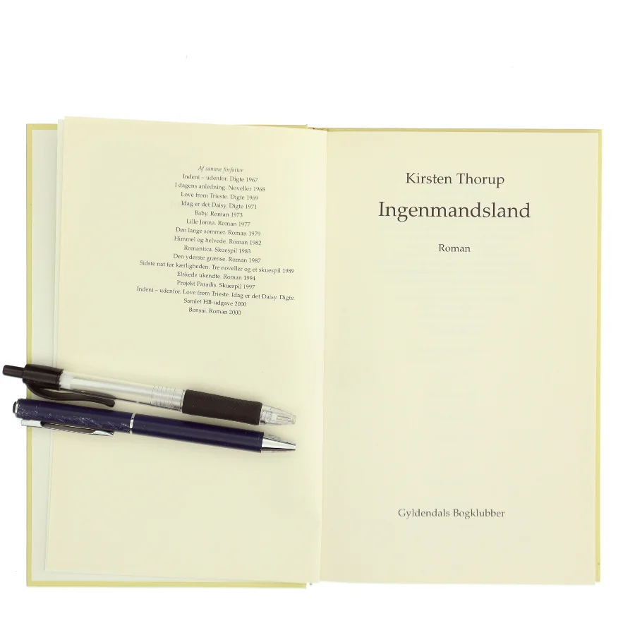 Ingenmandsland af Kirsten Thorup (Bog)