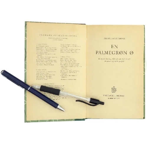 En palmegrøn ø af Aksel Sandemose (Bog)