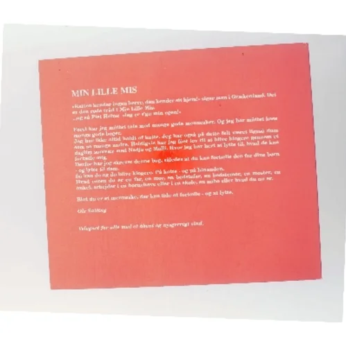 Min lille mis af Ole Salting (Bog)