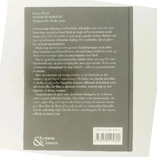 Mormors køkken : traditionelle danske retter af Hanne Bloch (Bog)