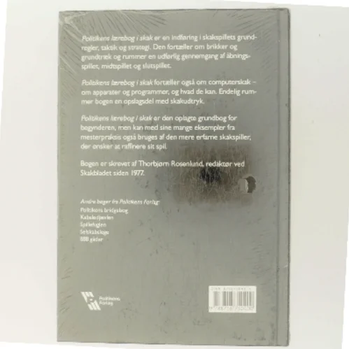 Politikens lærebog i skak af Thorbjørn Rosenlund (Bog)