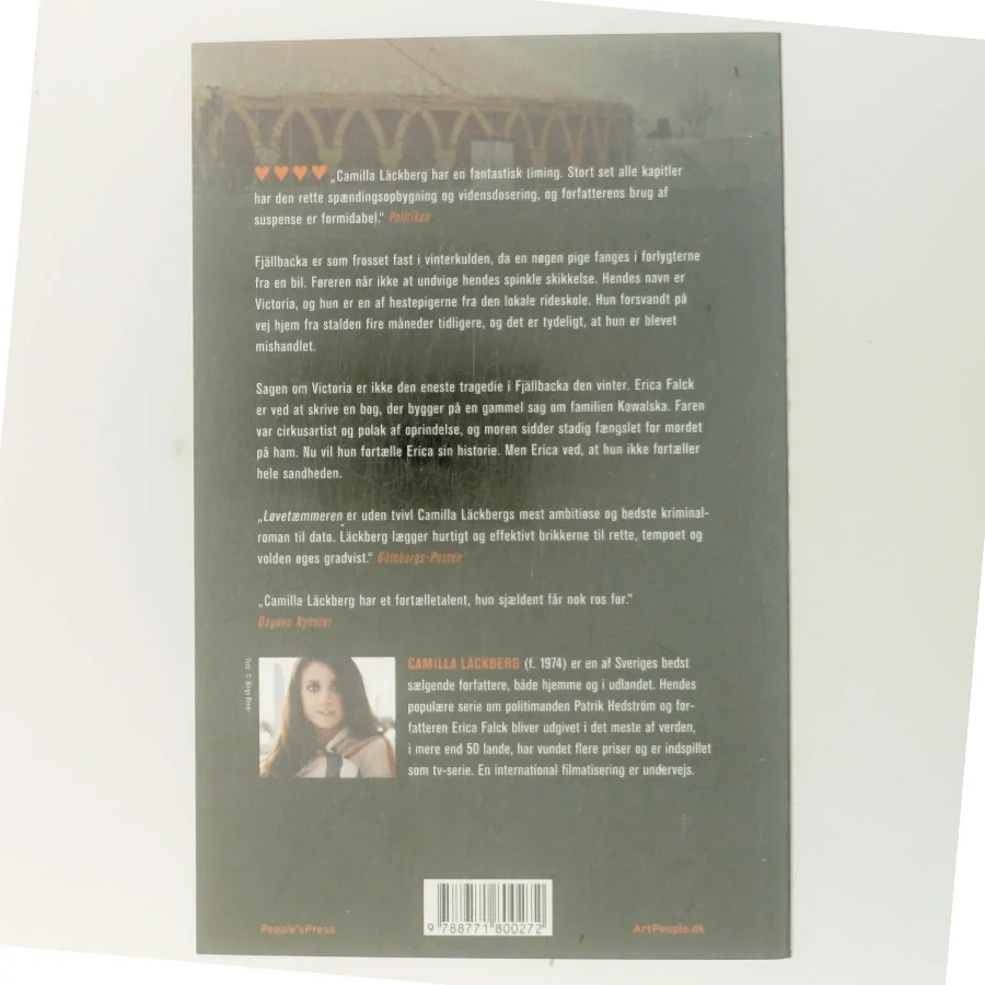 Løvetæmmeren : kriminalroman af Camilla Läckberg (Bog)