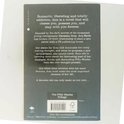 Fifty Shades Trilogy. II, Fifty shades darker af E. L. James (Bog)