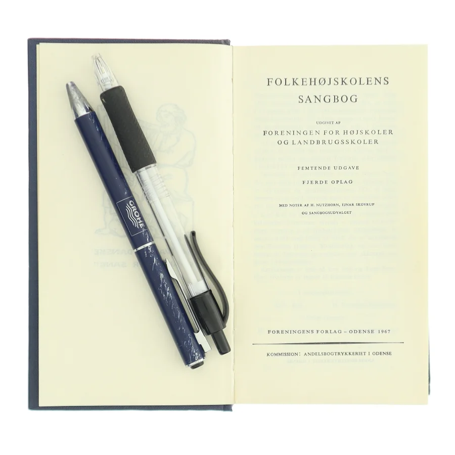 Folkehøjskolens Sangbog af H. Nutzhorn (Bog)