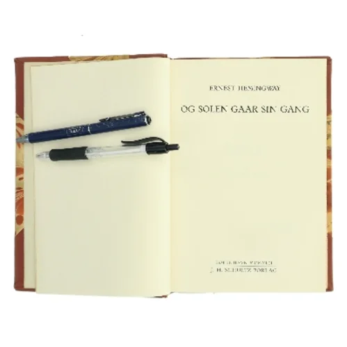 Og solen gaar sin gang af Ernest Hemingway (Bog)