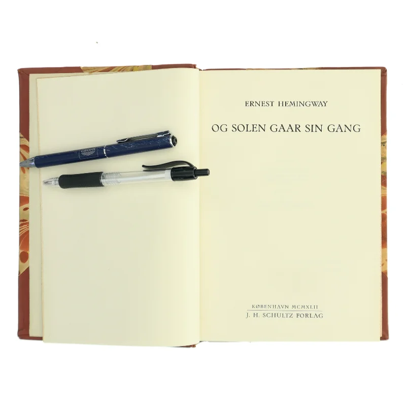 Og solen gaar sin gang af Ernest Hemingway (Bog)