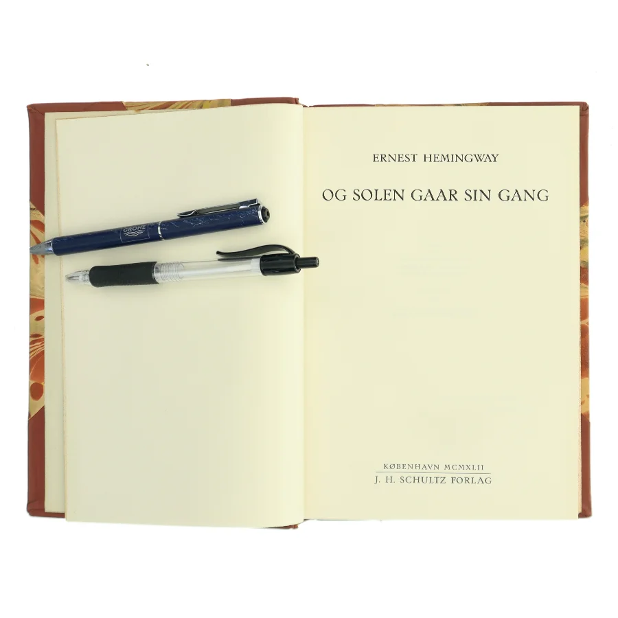 Og solen gaar sin gang af Ernest Hemingway (Bog)