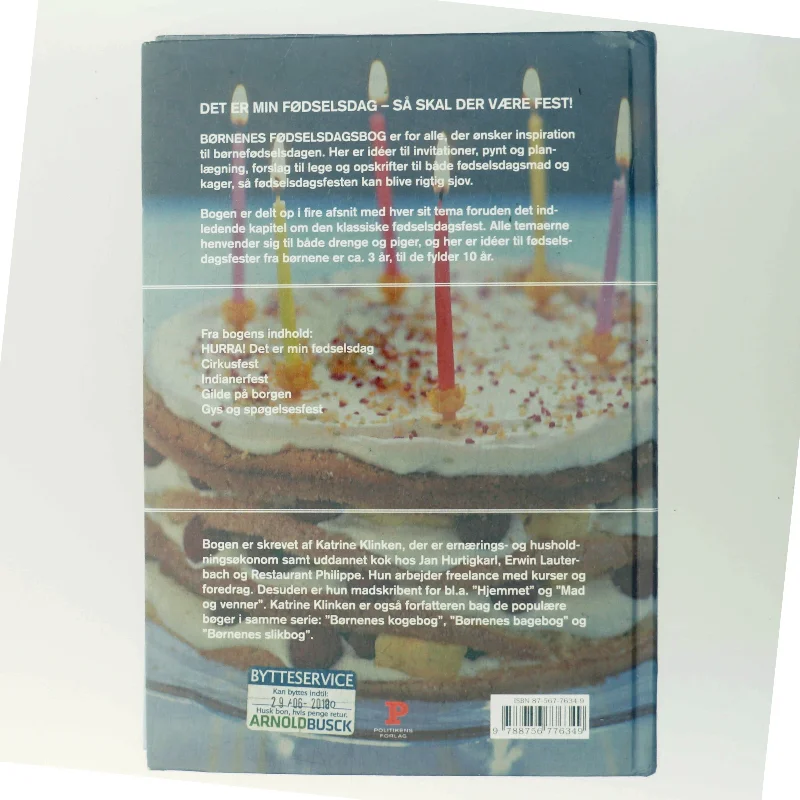 Børnenes fødselsdagsbog af Katrine Klinken (Bog)