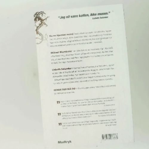 Hende der må dø af David Lagercrantz (Bog)