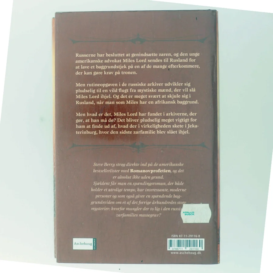 Romanovprofetien af Steve Berry (Bog)