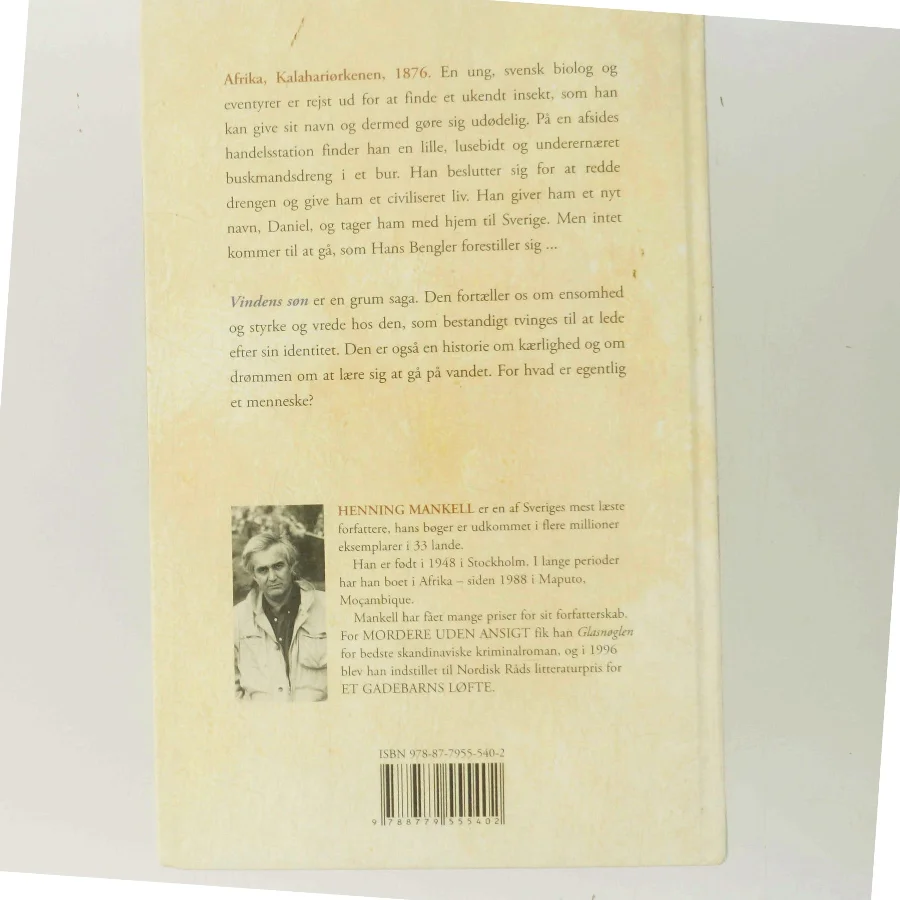 Vindens søn af Henning Mankell (Bog)