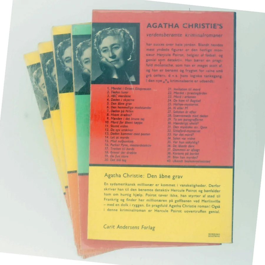 Mordet i Orient Ekspressen af Agatha Christie (Bog)