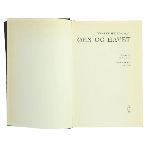 Øen og havet af Ernest Hemingway (Bog)