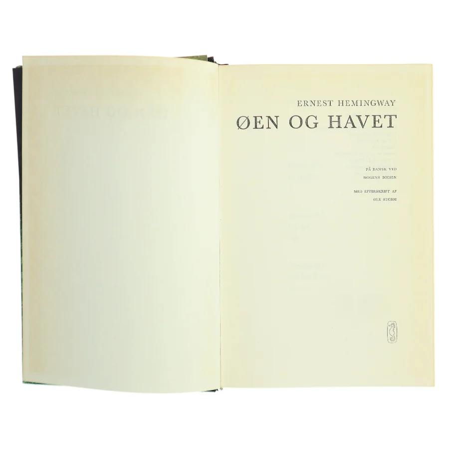 Øen og havet af Ernest Hemingway (Bog)
