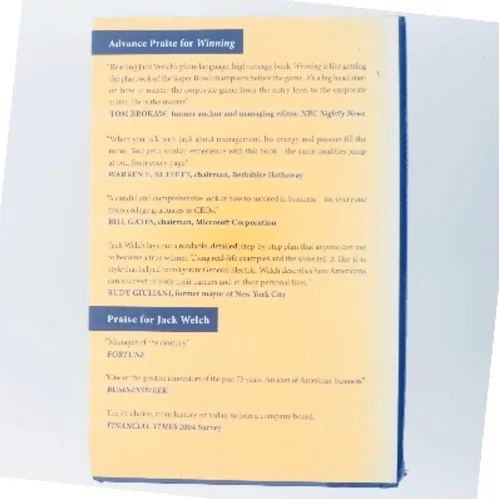 Winning af Jack Welch (Bog)