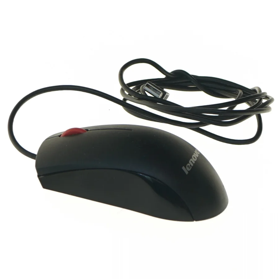 Lenovo USB mus fra Lenovo (str. 12x6 cm)