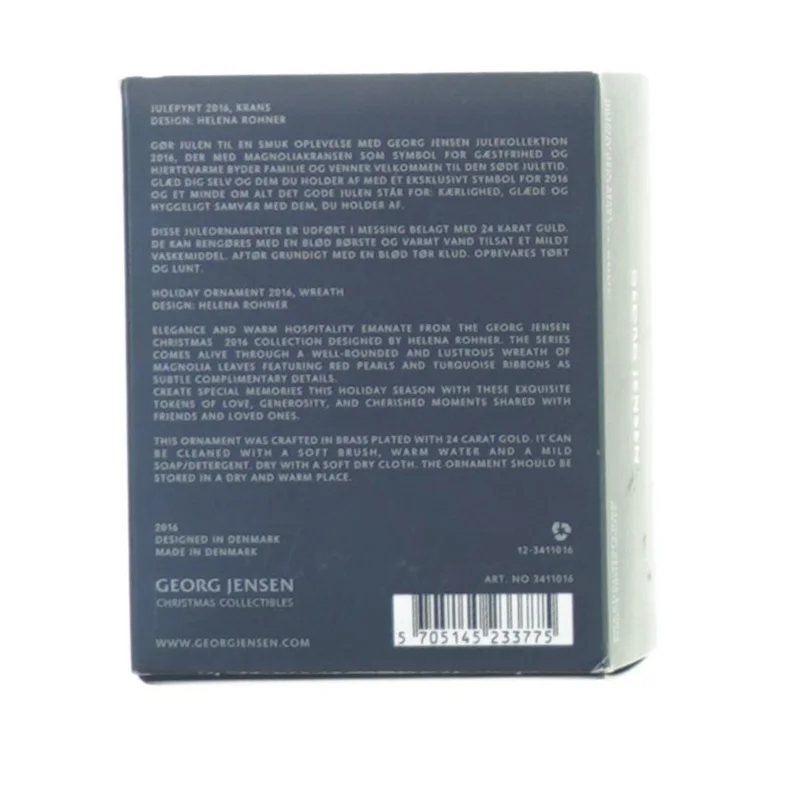 Julepynt, christmas collectibles fra Georg Jensen (str. 10 x 8 cm)