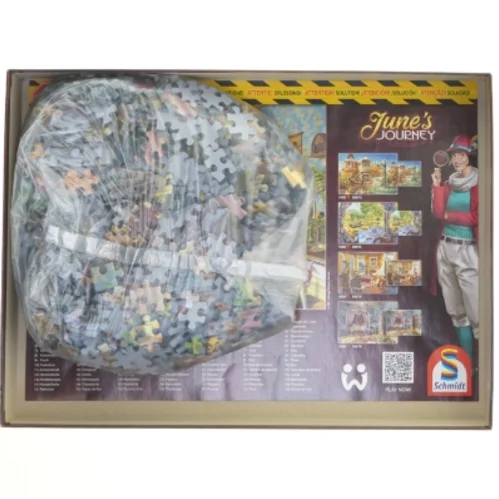 Schmidt puslespil - June's Journey - 1000 brikker fra Schmidt (str. 1000 brikker)