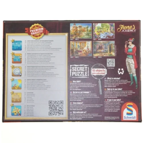 Schmidt puslespil - June's Journey - 1000 brikker fra Schmidt (str. 1000 brikker)