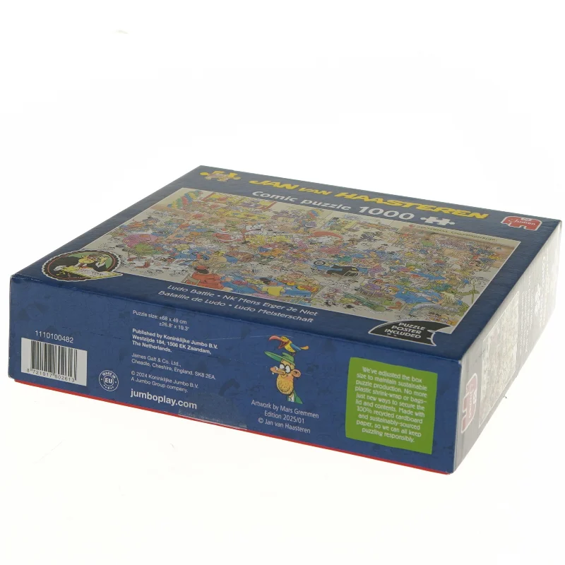 Jan van Haasteren Comic Puzzle 1000 fra Jumbo (str. 25x25 cm)