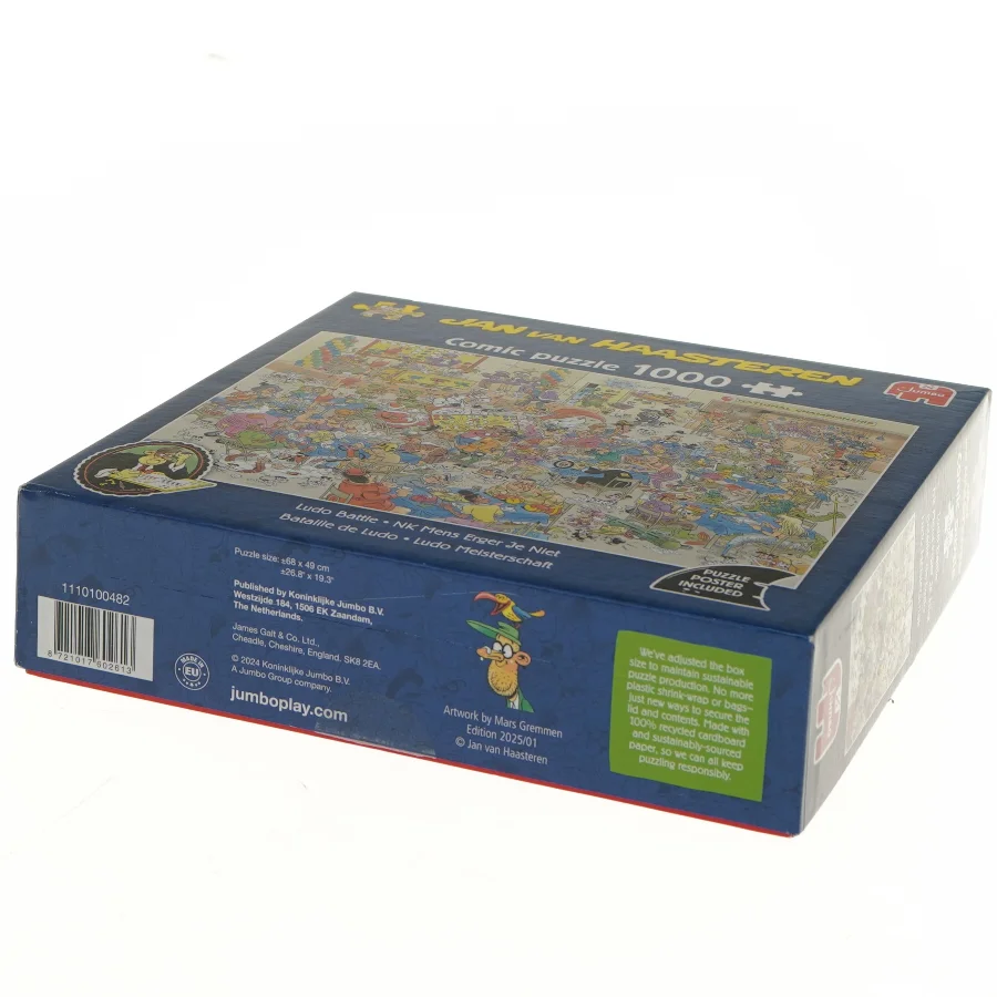 Jan van Haasteren Comic Puzzle 1000 fra Jumbo (str. 25x25 cm)