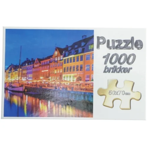 Nyhavn 1000 brikker puslespil fra 1Play (str. 1000 brikker)