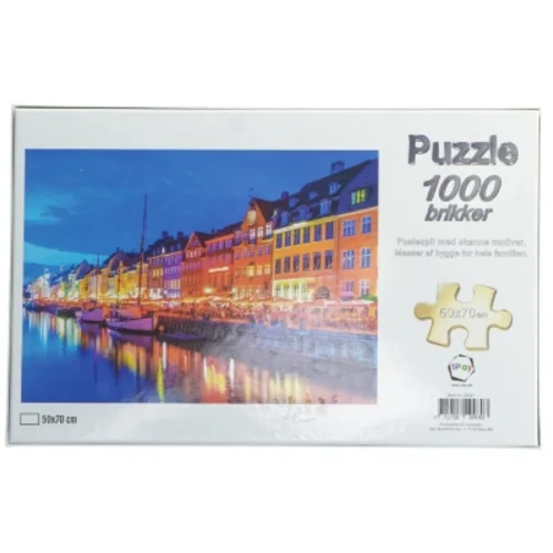 Nyhavn 1000 brikker puslespil fra 1Play (str. 1000 brikker)