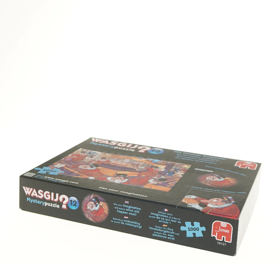 Mysterypuzzle WASGIJ? 12, 1000 brikker (str. 37x27 cm)