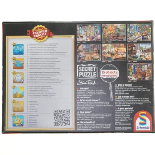 Schmidt Secret Puzzle 1000 brikker fra Schmidt (str. 1000 brikker)