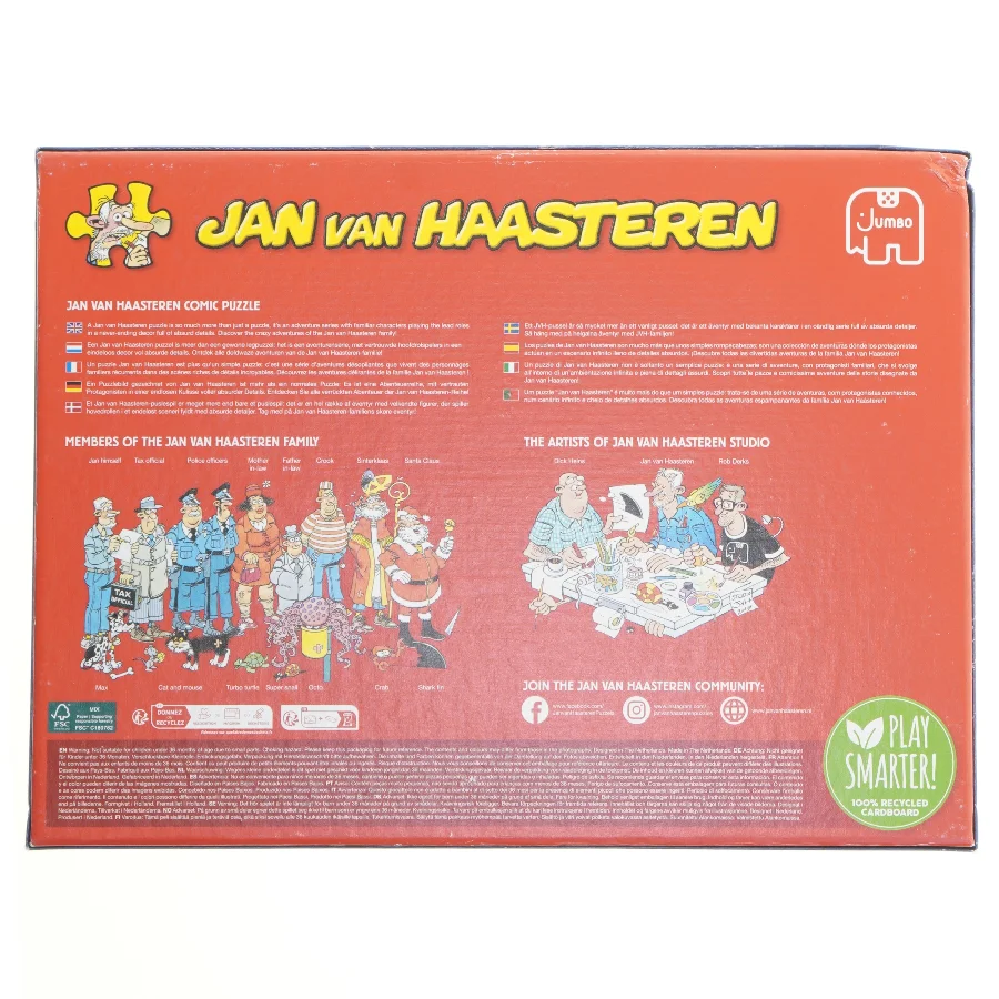Jan van Haasteren 1000 brikker puslespil fra Jumbo (str. 1000 brikker)