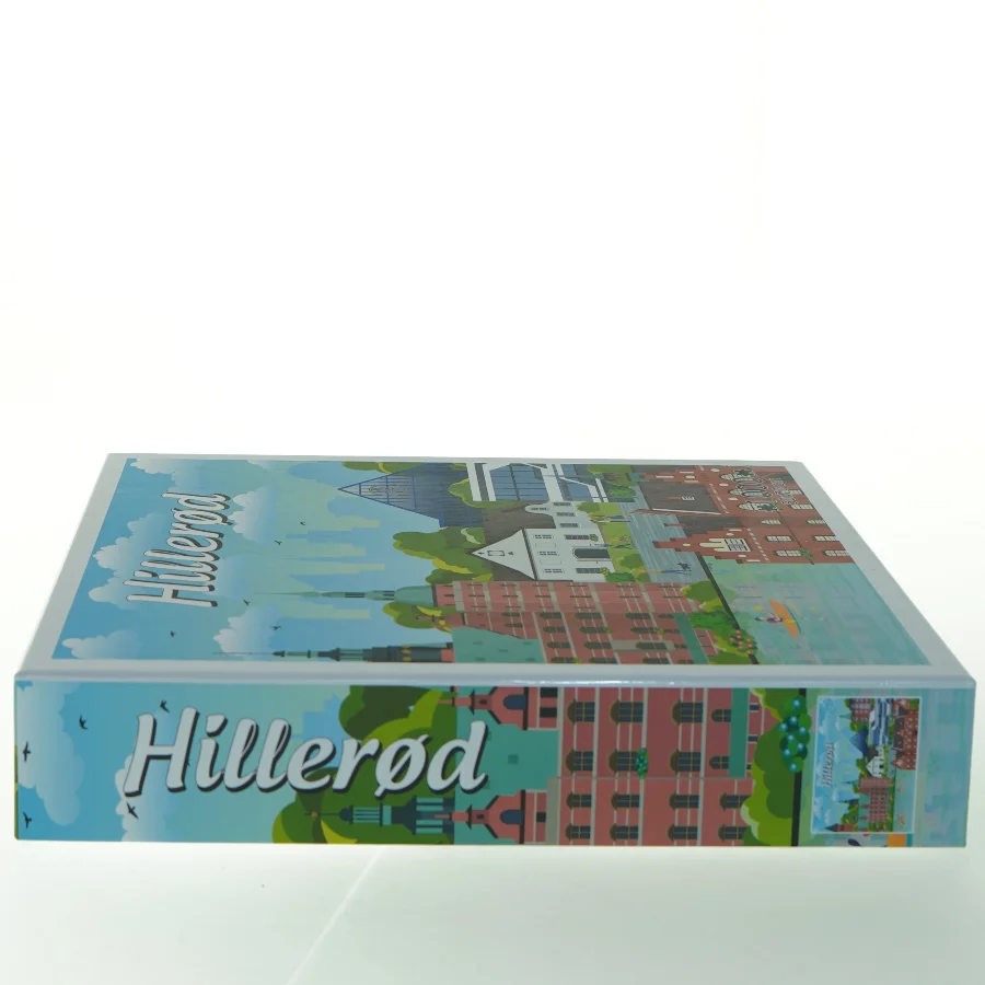 Puslespil med Hillerød motiv (str. 50 x 70 cm)