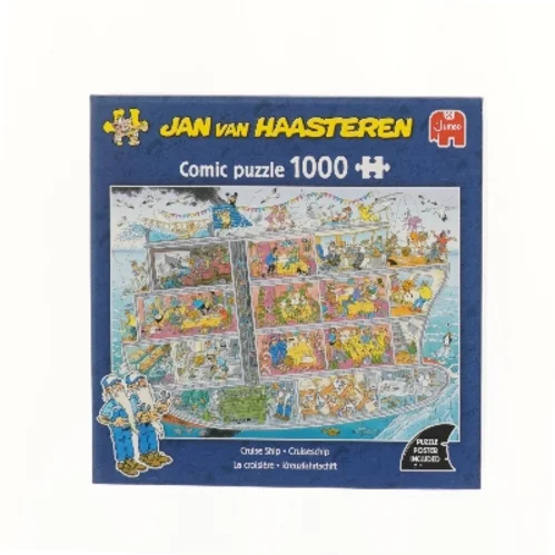 Jan van Haasteren cruise ship puslespil fra Jumbo (str. 25x25 cm)